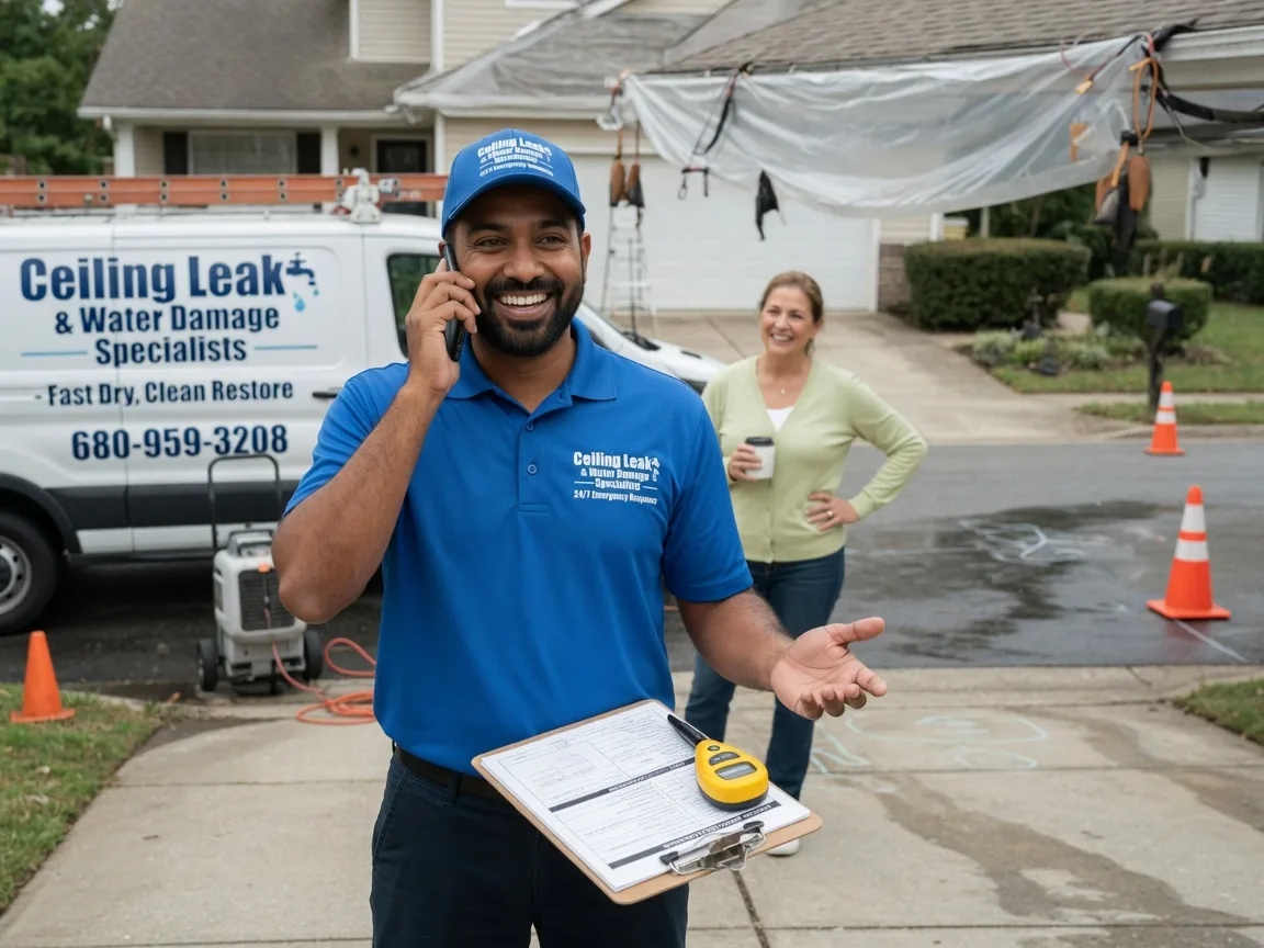 Ceiling Leak Cleanup Cantua Creek, CA FAQs